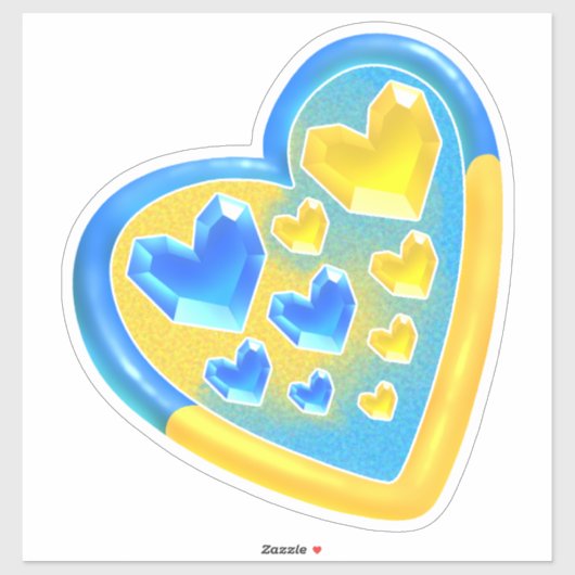 Sticker Heart シール (シート)