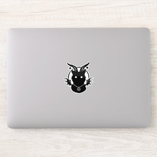 Sticker - "Horned Cat" シール (コンピューター)