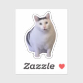 Sticker Huh Cat Meme シール (シート)