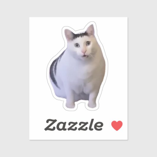 Sticker Huh Cat Meme シール (シート)