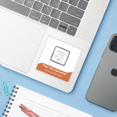 Sticker Intelligent QR Code Multi-Usage シール (ノートパソコンとiPhone)