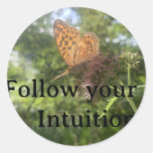 Sticker Intuition ラウンドシール (正面)
