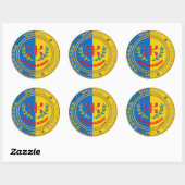 sticker laicite kabyle ラウンドシール (シート)