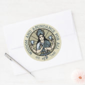 Sticker Lakshmi #2 ラウンドシール (封筒)