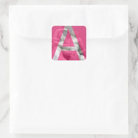 Sticker - logo S4 (Laocoon) スクエアシール (バッグ)