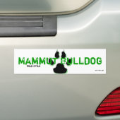 Sticker Mammut Bulldog バンパーステッカー (車上)