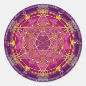 Sticker Metatron ラウンドシール (正面)