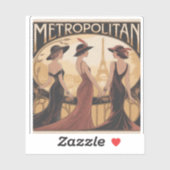 Sticker Metropolitan Art Nouveau シール (シート)