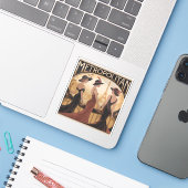 Sticker Metropolitan Art Nouveau シール (ノートパソコンとiPhone)