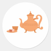Sticker Moroccan Tea ラウンドシール (正面)