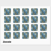 Sticker Moroccan Zelij* Ceramic スクエアシール (シート)