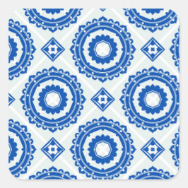 Sticker Moroccan Zelij* Ceramic スクエアシール