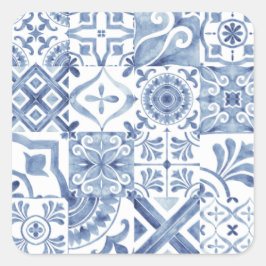 Sticker Moroccan Zelij* Ceramic スクエアシール
