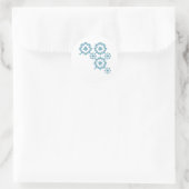 Sticker Moroccan Zelij* Ceramic ラウンドシール (バッグ)