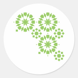 Sticker Moroccan Zelij* Ceramic ラウンドシール