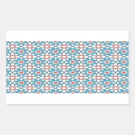 Sticker Moroccan Zelij*Ceramic 長方形シール