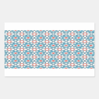 Sticker Moroccan Zelij*Ceramic 長方形シール