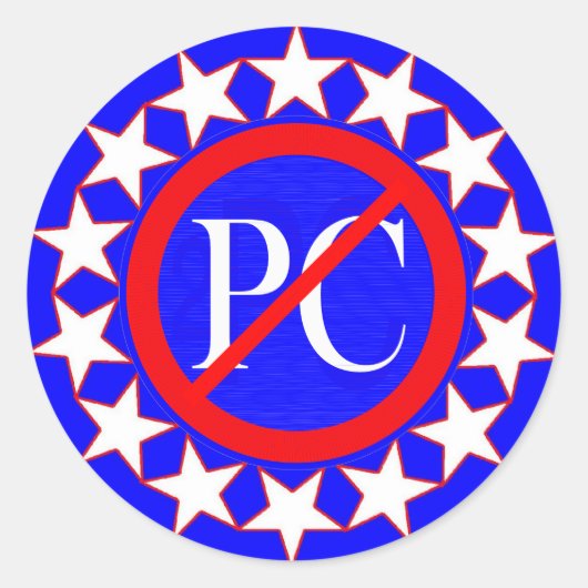 sticker_NO "PC" ラウンドシール (正面)
