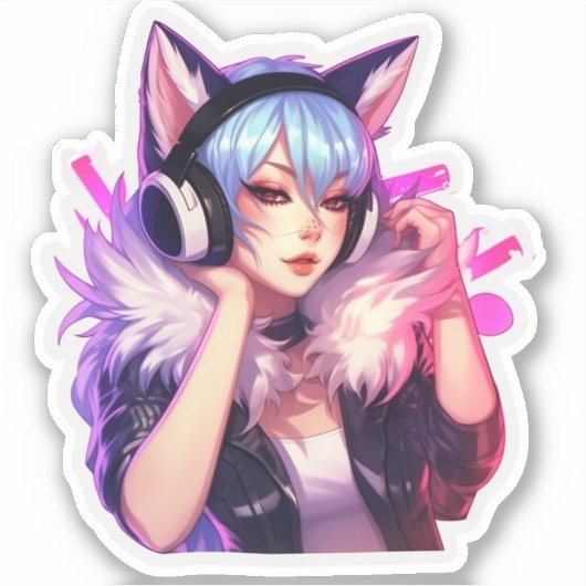 Sticker Nocturnal Dance シール (正面)