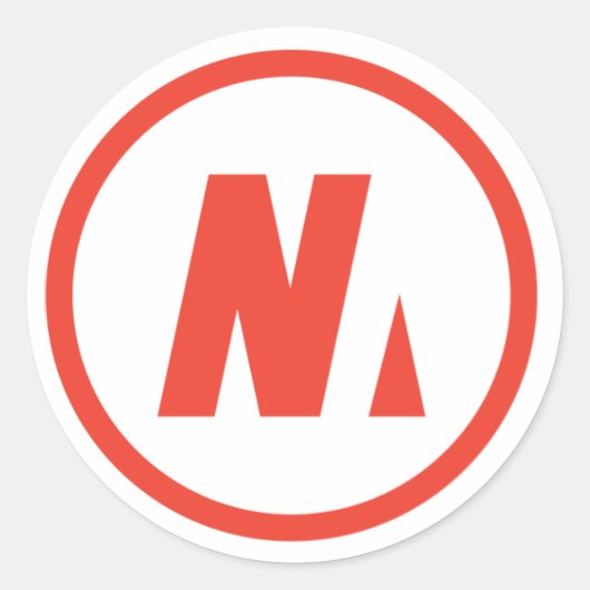 Sticker Nousmotards Rond ラウンドシール (正面)
