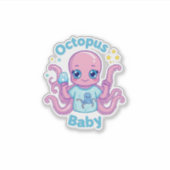 Sticker Octopus Baby  シール (正面)