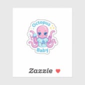 Sticker  Octopus Baby  シール (シート)