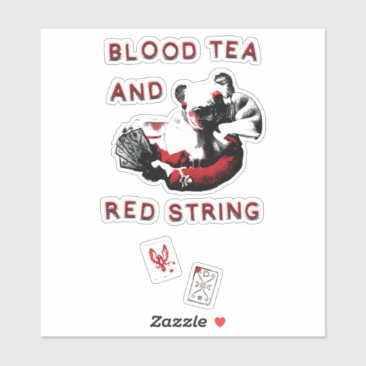 Sticker of Mouse from Blood Tea and Red String シール (シート)