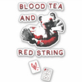 Sticker of Mouse from Blood Tea and Red String シール (正面)