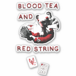 Sticker of Mouse from Blood Tea and Red String シール
