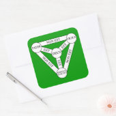 Sticker of the Scutum Fidei/Shield of the Trinity スクエアシール (封筒)