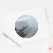 Sticker of Trolltunga Norway ラウンドシール (封筒)