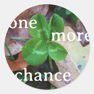 Sticker 'One more Chance' ラウンドシール