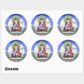 STICKER Padmasambhava / Guru Rinpoche ラウンドシール (シート)