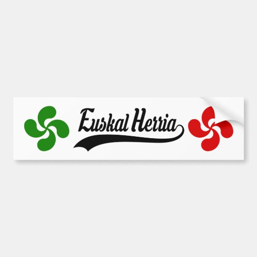 Sticker Pays Basque バンパーステッカー (正面)