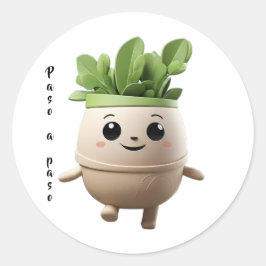 Sticker Pipo Paso a Paso – Constancia Diaria ラウンドシール