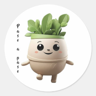 Sticker Pipo Paso a Paso – Constancia Diaria ラウンドシール