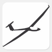 Sticker planeur inversé スクエアシール (正面)