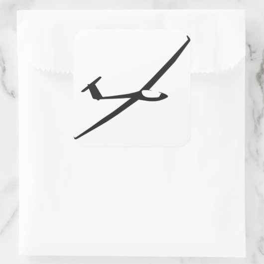 Sticker planeur inversé スクエアシール (バッグ)