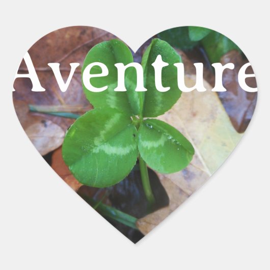 Sticker porte-bonheur ハートシール (正面)