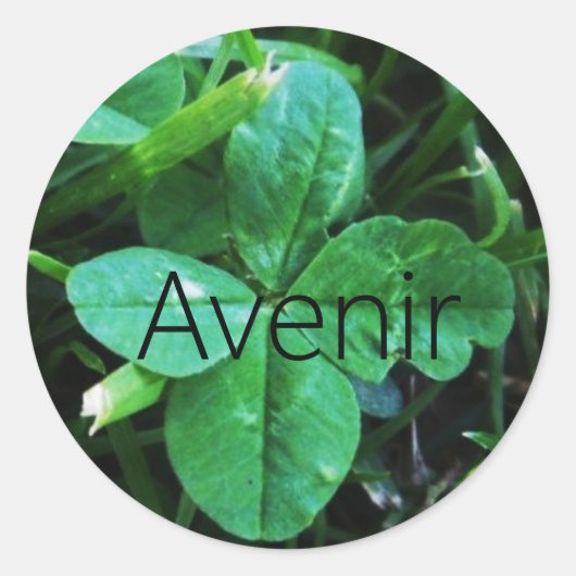 Sticker Porte-bonheur ラウンドシール (正面)