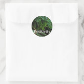 Sticker 'Positivity' ラウンドシール (バッグ)