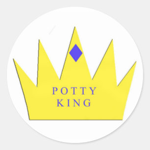 Sticker Pottty王 ラウンドシール