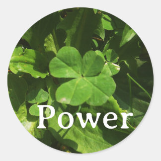 Sticker 'Power' ラウンドシール