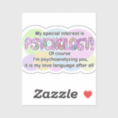 Sticker, Psychology Love Language (ADHD, Autistic) シール (シート)