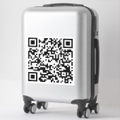 sticker qr code シール (スーツケース)