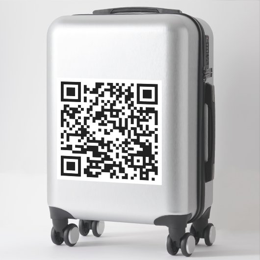 sticker qr code シール (スーツケース)