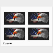 Sticker Rectangulaire L'aigle Américain 長方形シール (シート)