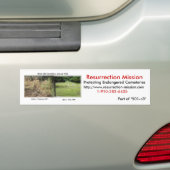 Sticker~Resurrectionの豊富な代表団 バンパーステッカー (車上)