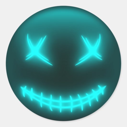 Sticker Rond Bluemoji ラウンドシール (正面)