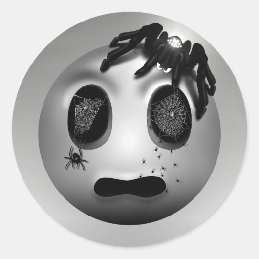 Sticker Rond Spidermoji ラウンドシール (正面)